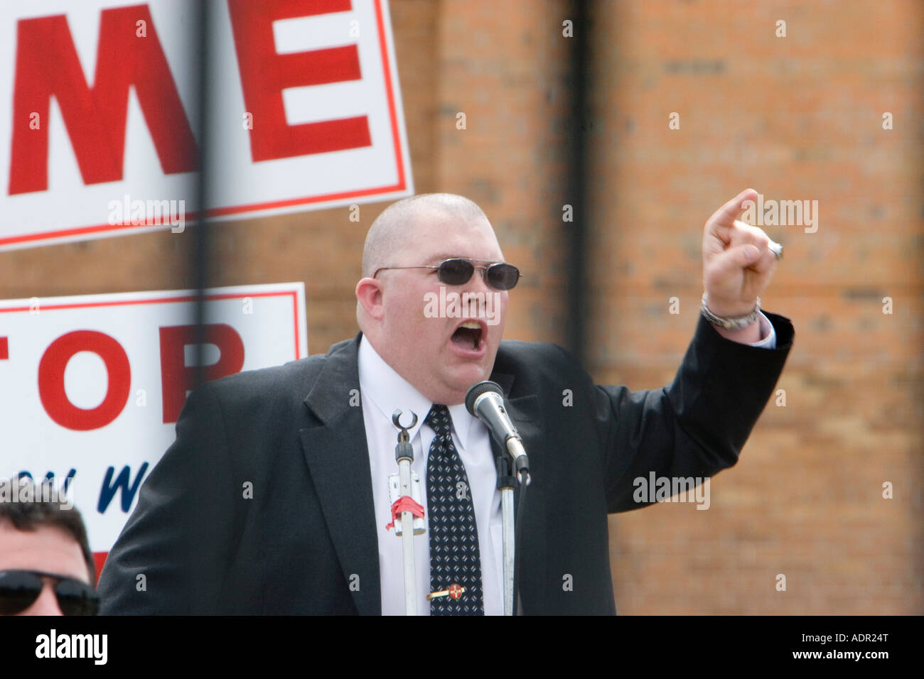 Neonazi-Anführer Randy grau Stockfoto