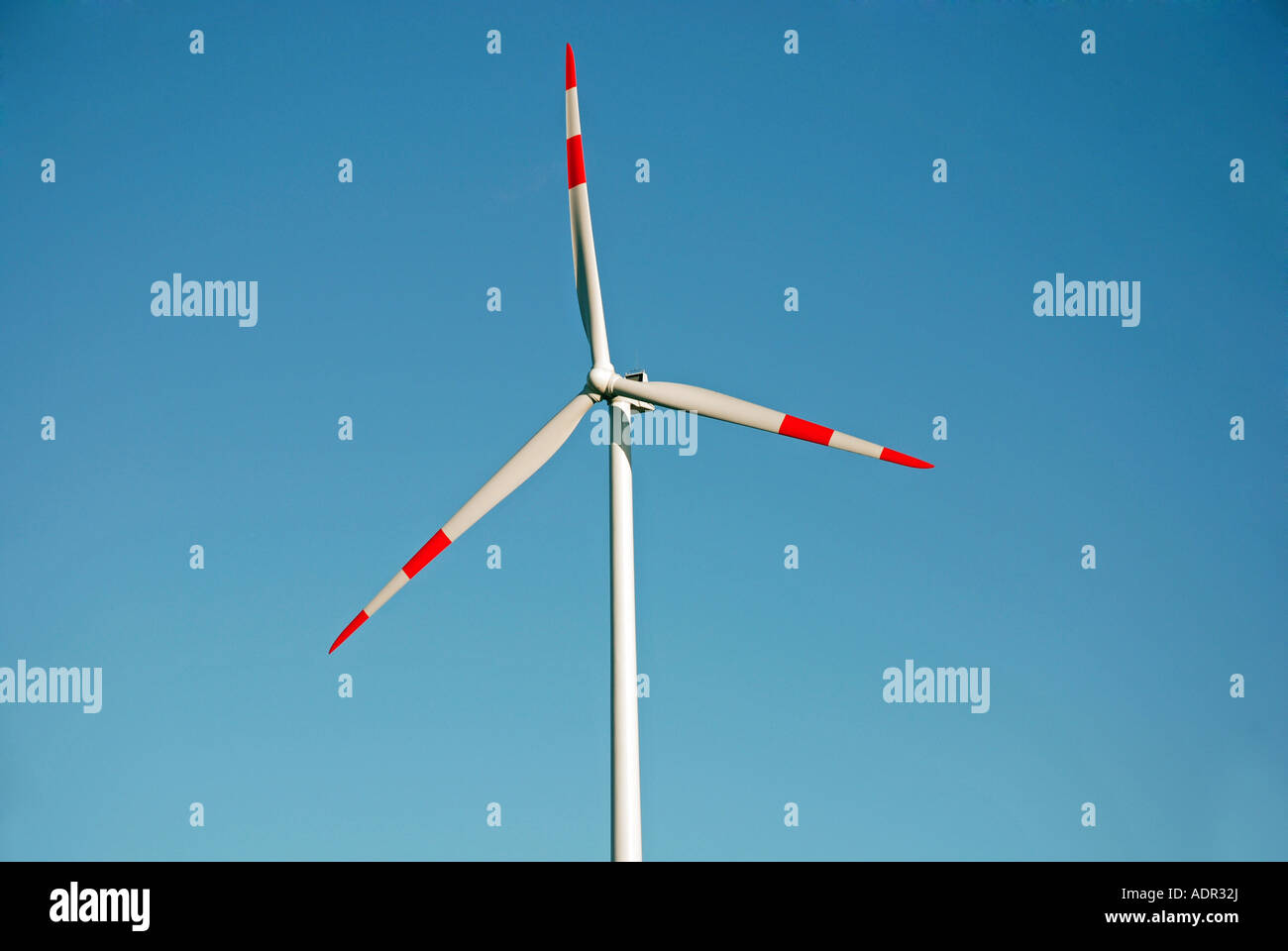Windenergieanlage in Ulm, Deutschland, Baden-Württemberg Stockfoto