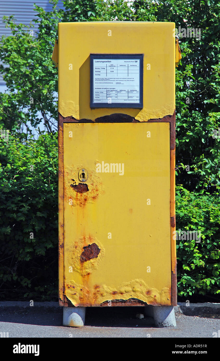 Deutsche Mailbox, Deutschland, Baden-Württemberg, Ulm Stockfoto