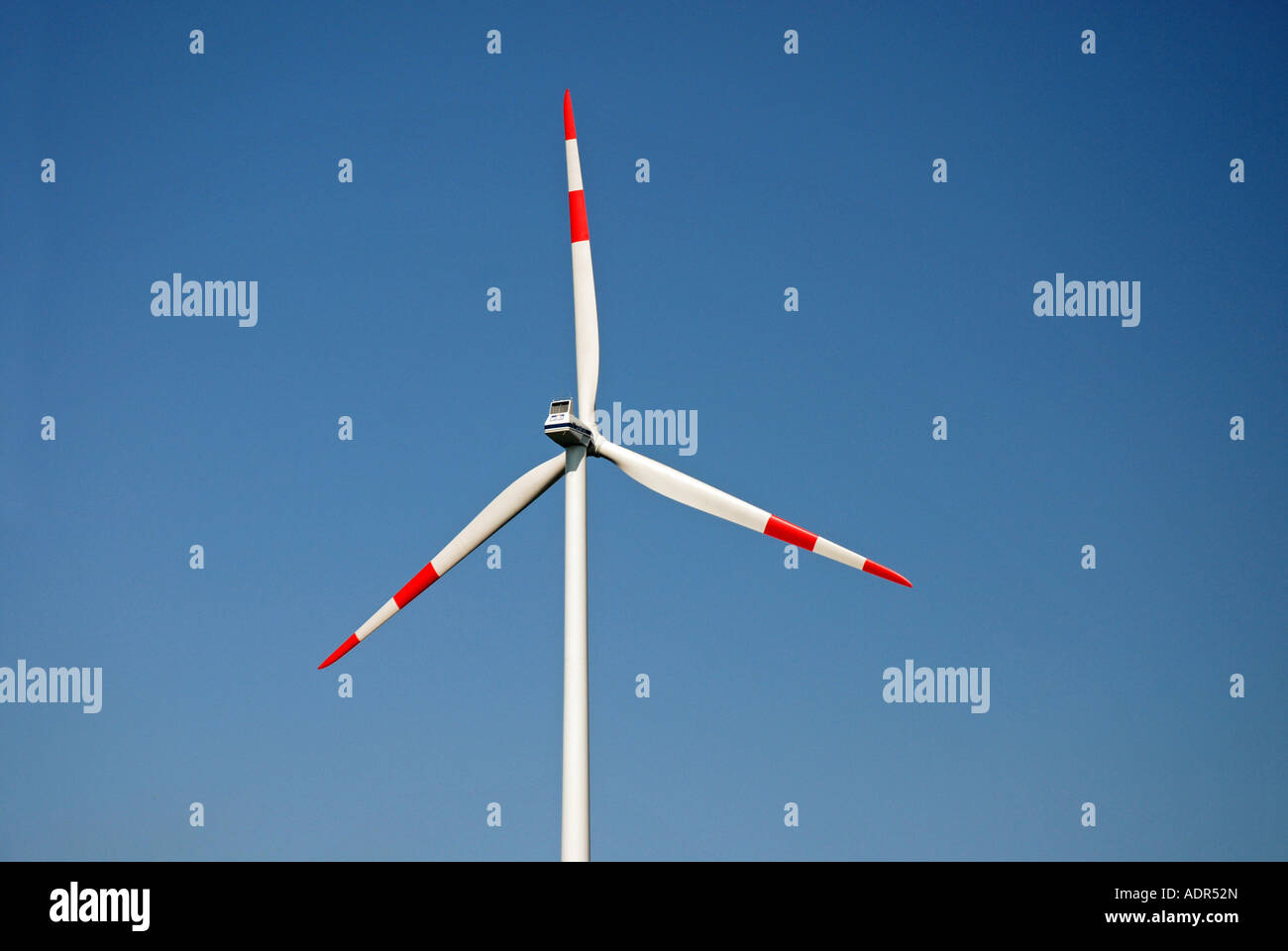 Windenergieanlage in Ulm, Deutschland, Baden-Württemberg Stockfoto