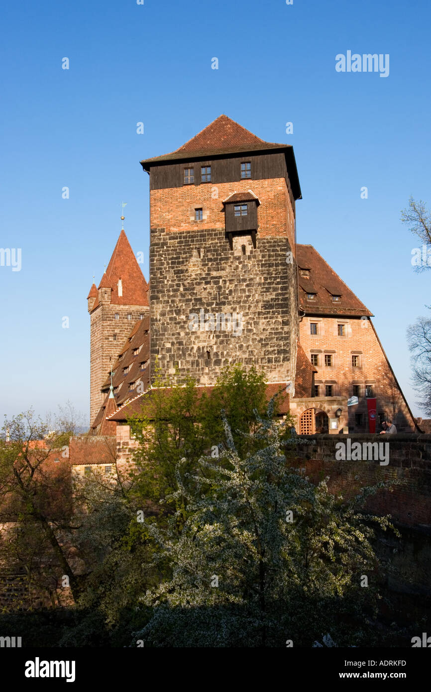 Nürnberger Burg Franken Bayern Deutschland Stockfoto