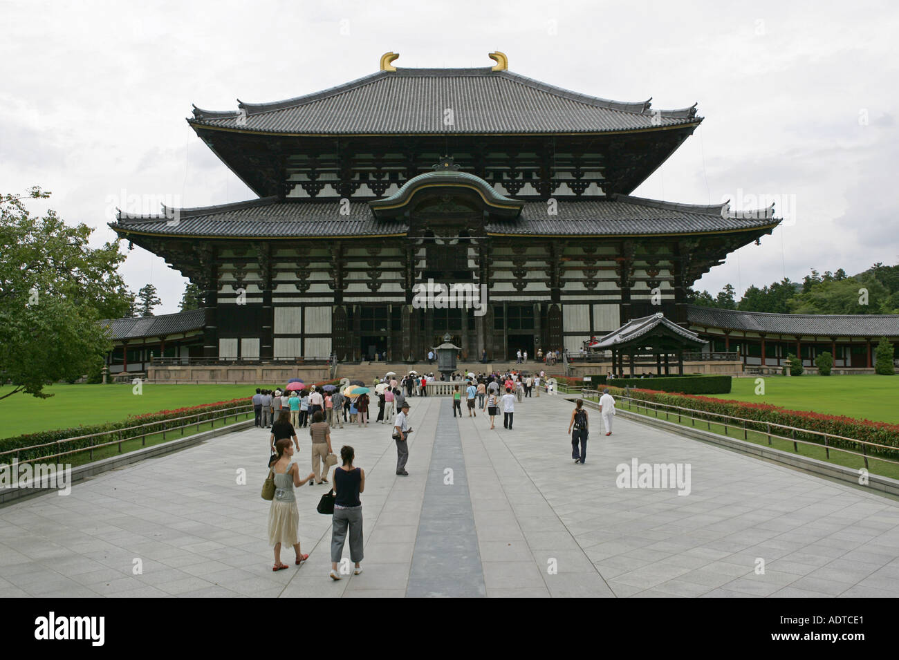 Todaiji Tempel in Nara-Park der Welt Erbe Japan geschützt Vertrauen der größten Holzgebäude der Welt Stockfoto