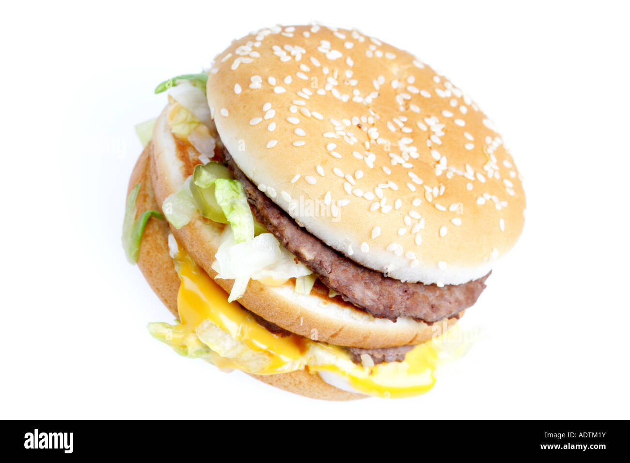 Cheeseburger Stockfoto