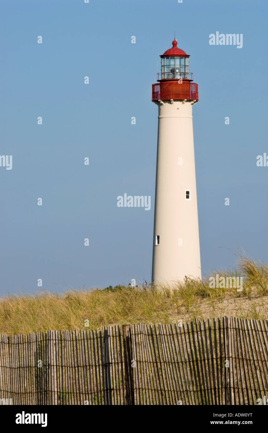 Cape May Lighthouse in Cape May NJ Stockfoto