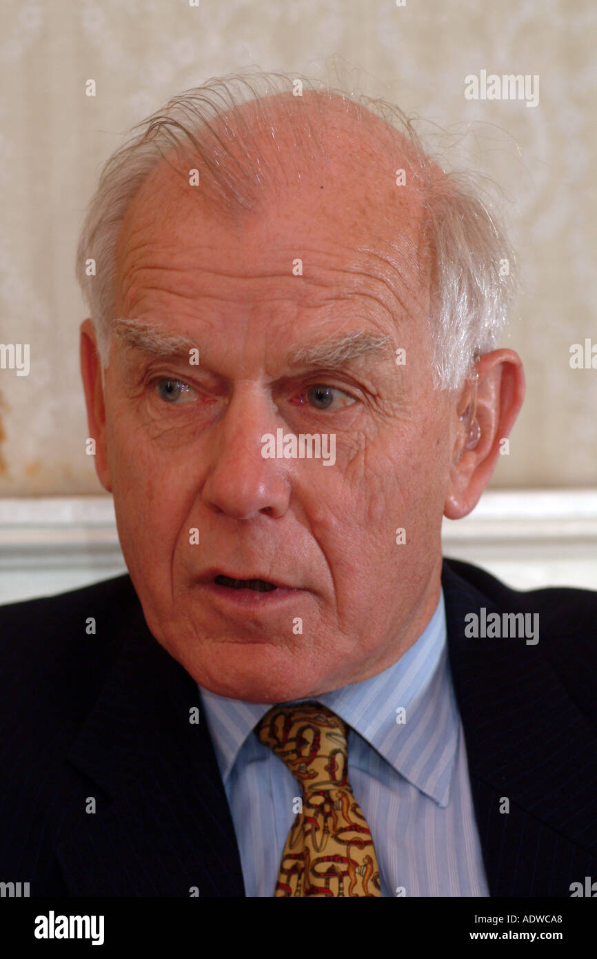 General Sir Peter De La Billiere der Kommandeur der britischen Streitkräfte in den Golfkrieg 1991 bei Cheltenham Literature Festival Stockfoto