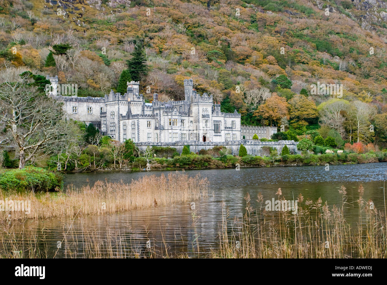 Kylemore Abbey County Galway Connacht Eire Republik Irland Europa Stockfoto