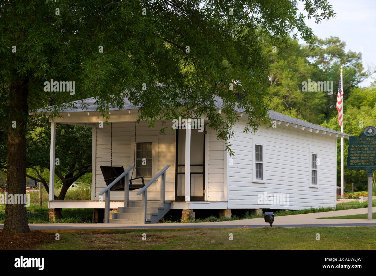 Tupelo Mississippi Geburtsort von Elvis Presley Stockfoto