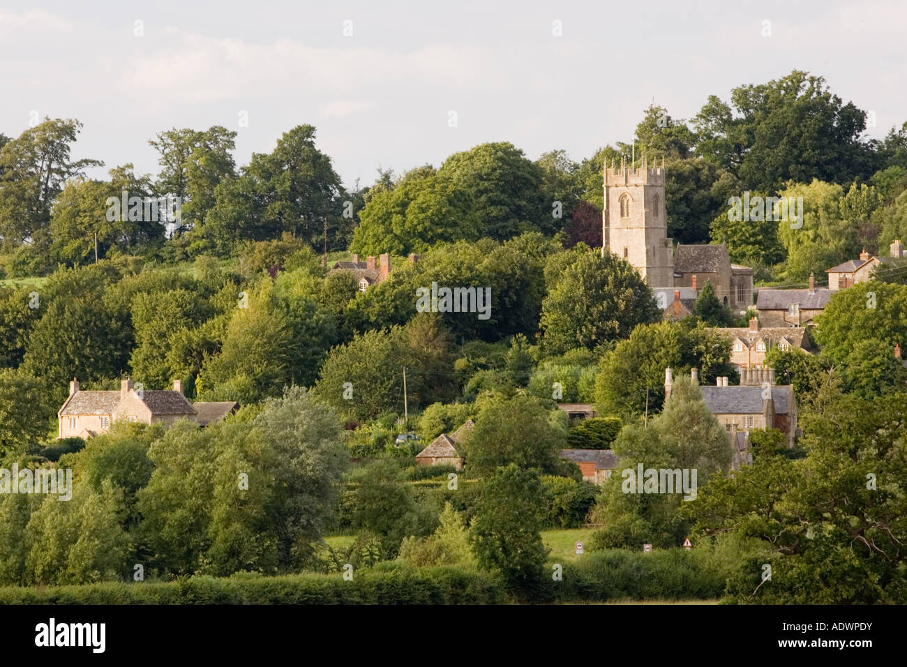 St-glauben mit allen Heiligen Kirche in Coleshill Vale of White Horse Oxfordshire Großbritannien Stockfoto