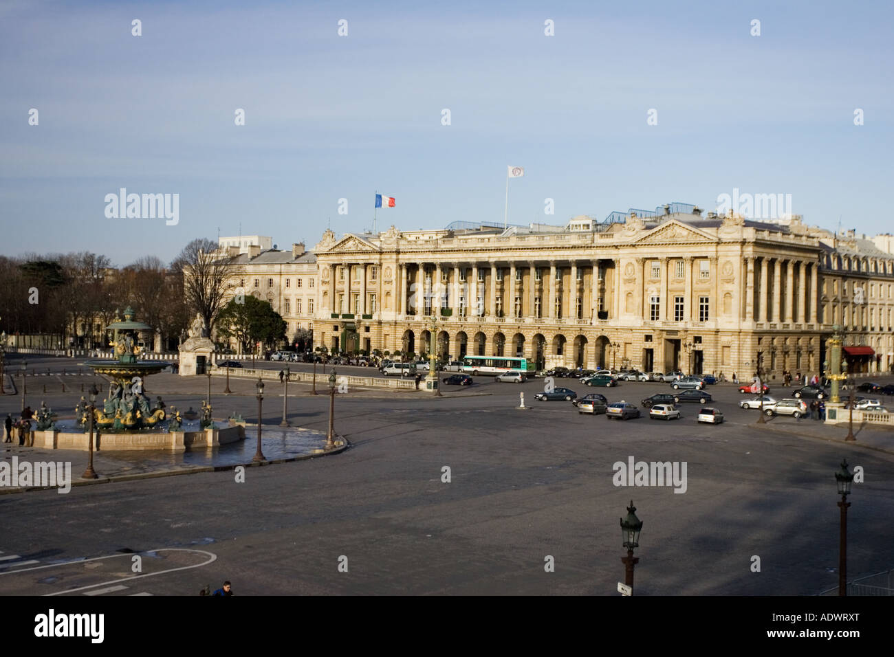 Hotel de Crillon in Place De La Concorde Paris Frankreich Stockfoto