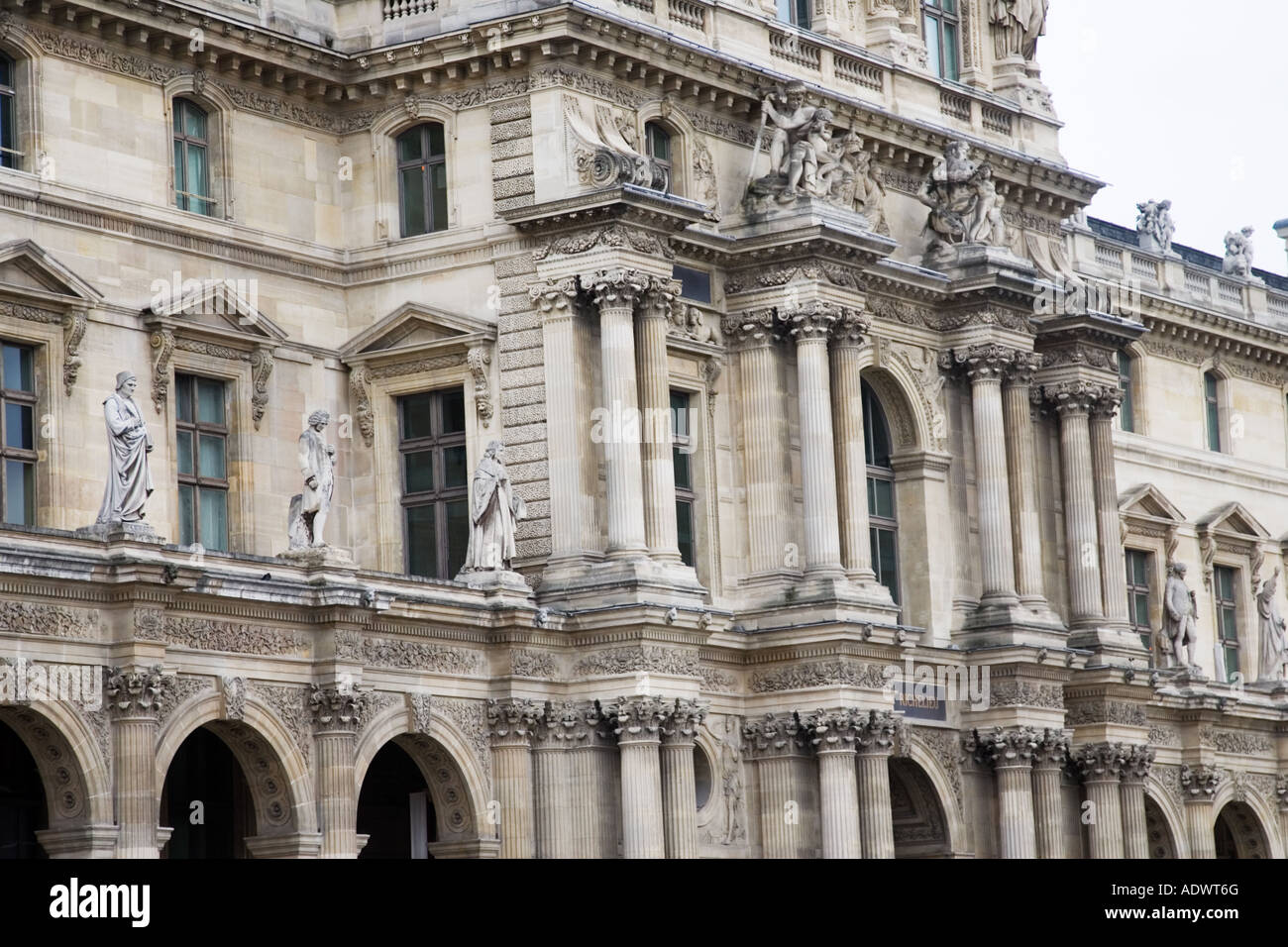 Das Museum Louvre-Paris Frankreich Stockfoto