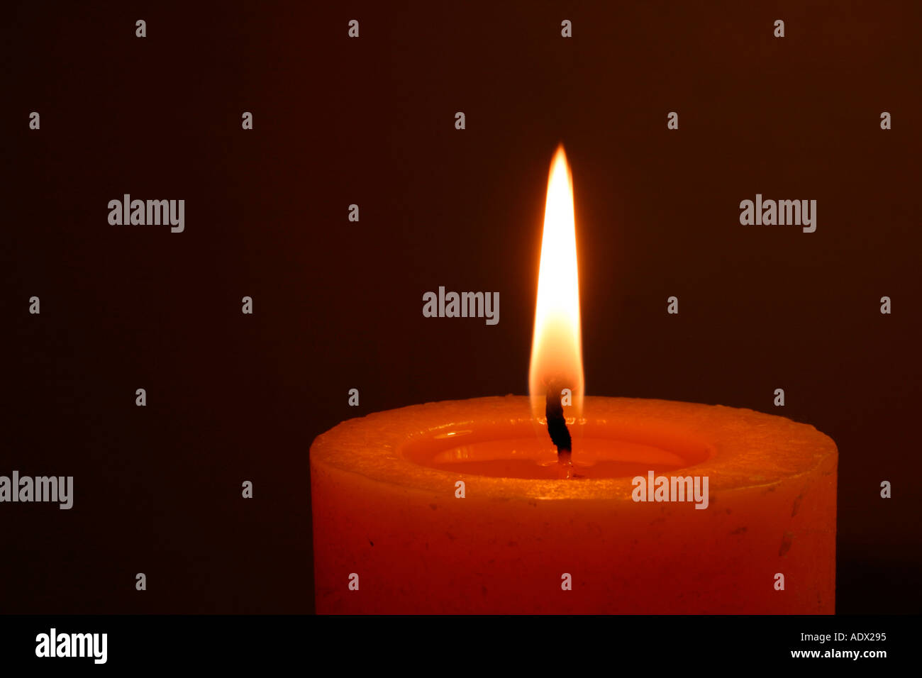 Aromatherapie-Kerze. Stockfoto