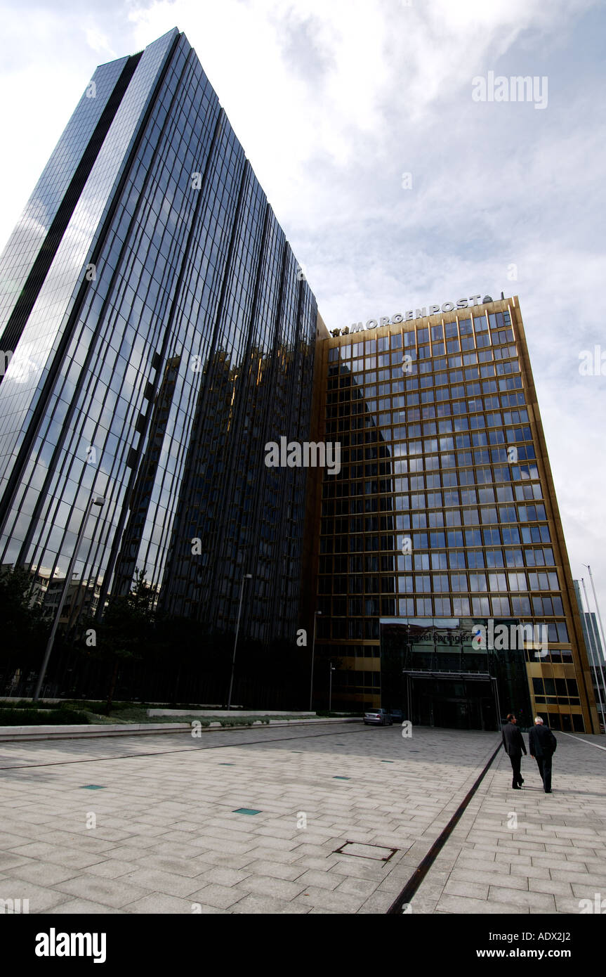 Berlin-Kreuzberg das Gebäude des Axel-Springer-Verlag Stockfoto
