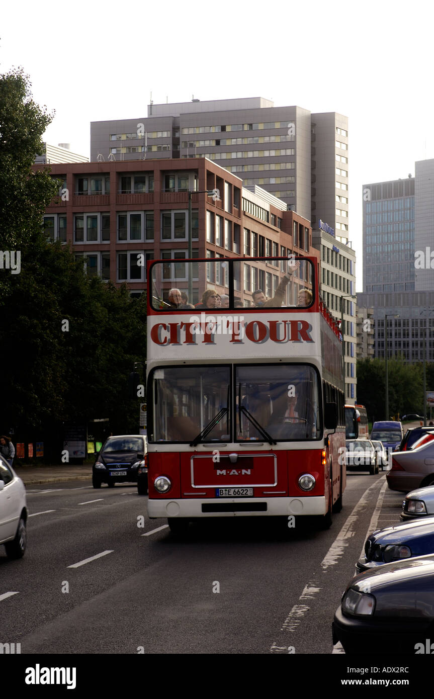 Berlin-Tourist-Stadtrundfahrt Stockfoto