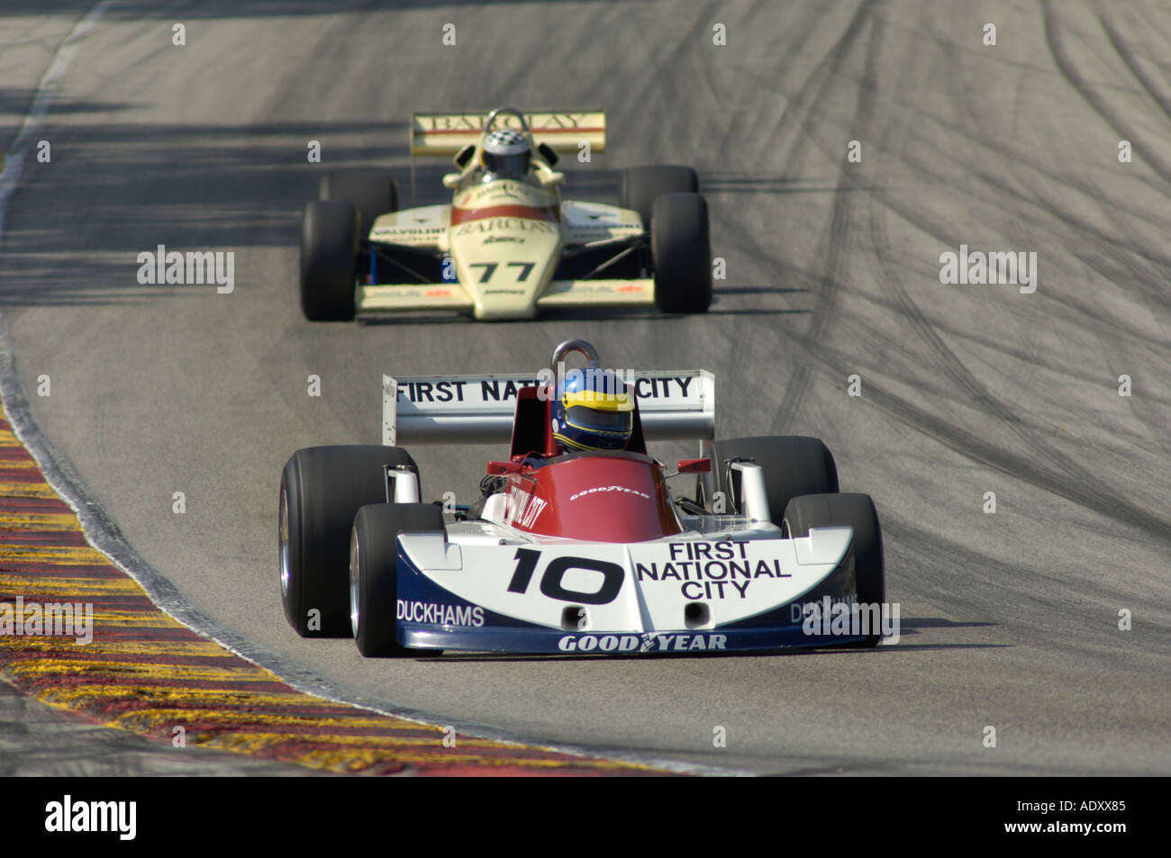 Howard Cherry Rennen seine 1976 März 761 02 bei der Brian Redman International Challenge in Road America 2005 Stockfoto