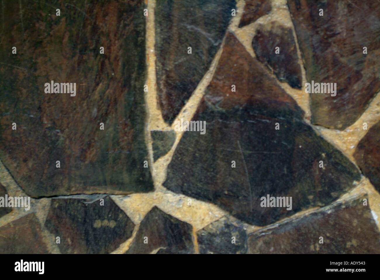 Hintergründe II Bodenbelag Fliesen Fliesen Platte Platten Stein Beschichtung abstrakte Diverses Hintergrundtextur Risse Stockfoto