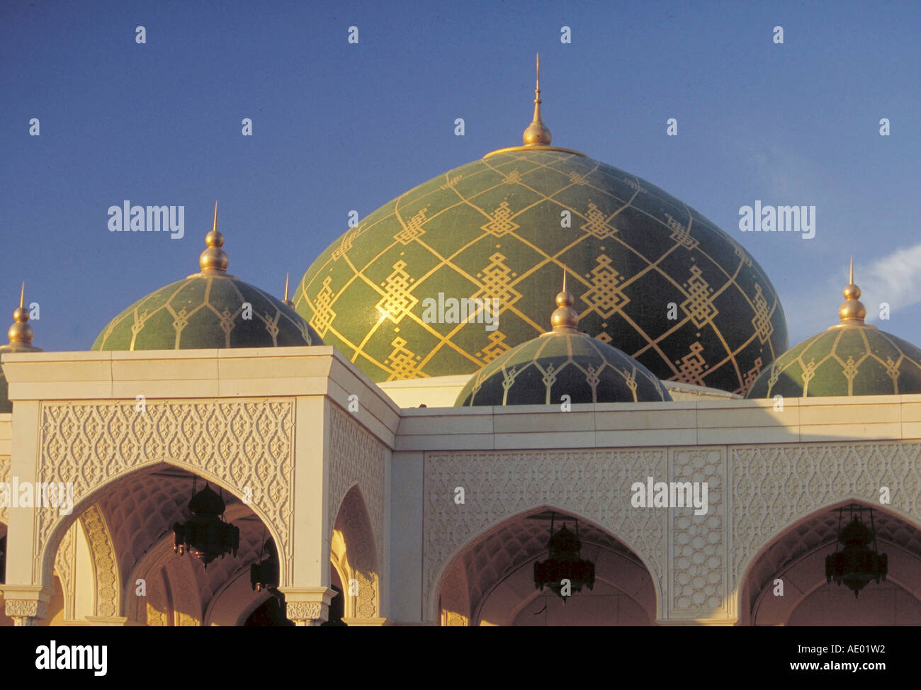 Oman Moschee Moschee minarett Stockfoto