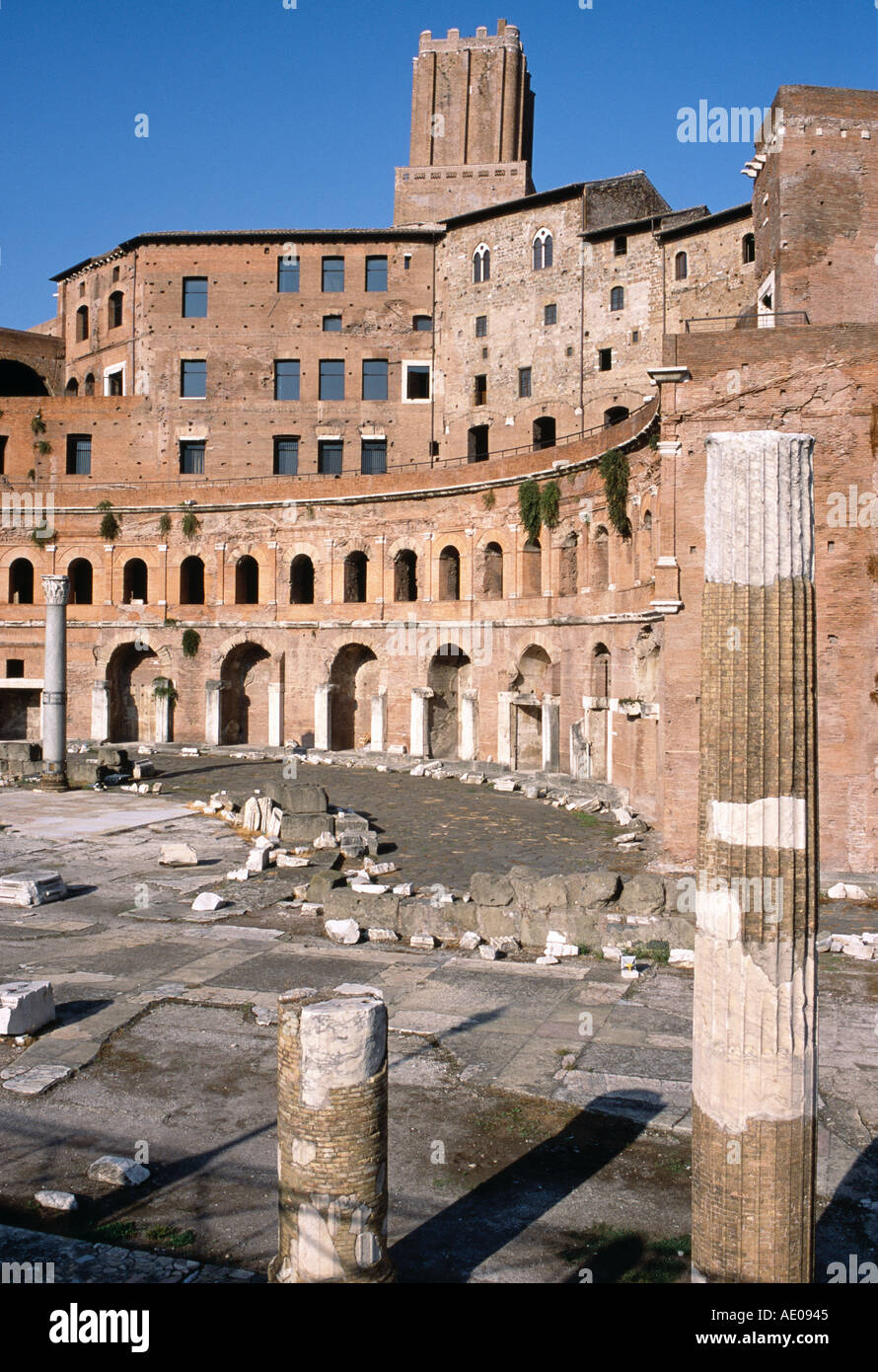 Mercati de Traiano Trajan Märkte Rom Italien Stockfoto
