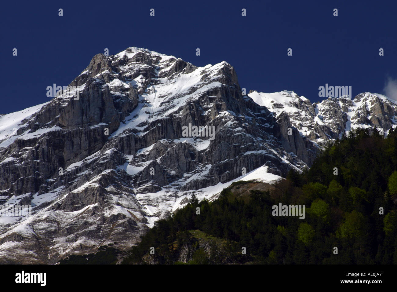 Karwendelgebirge-Innsbruck-Österreich Stockfoto