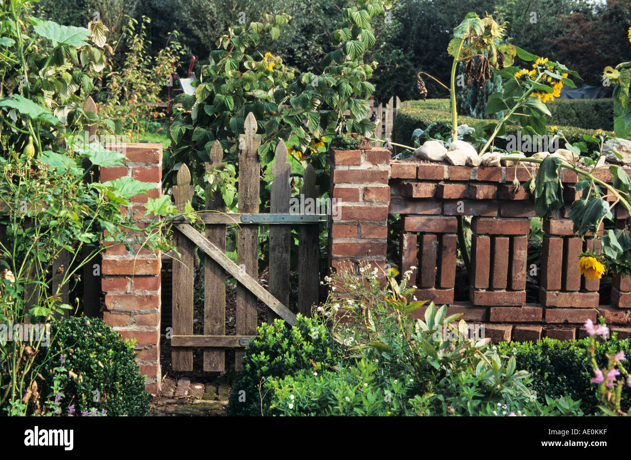 schöne Garten Aspekt Stockfoto