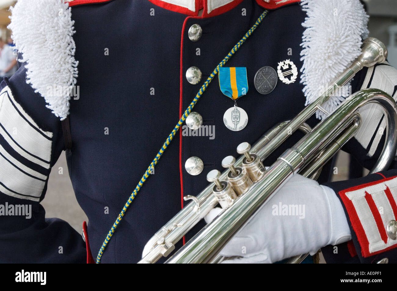 Schweden, Stockholm, Miltary band Stockfoto
