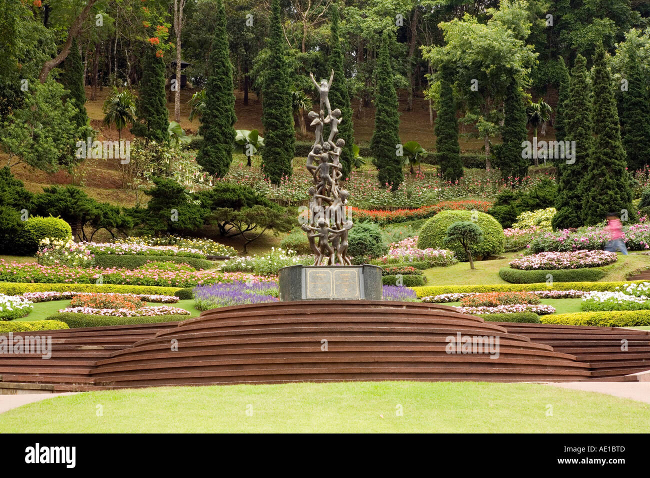 Mae Fa Luang Royal botanic Blume Garten Chiang Rai Thailand Stockfoto