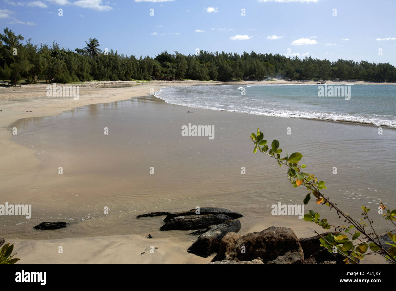 Weißer Strand, Fort Dauphin, Madagaskar Stockfoto