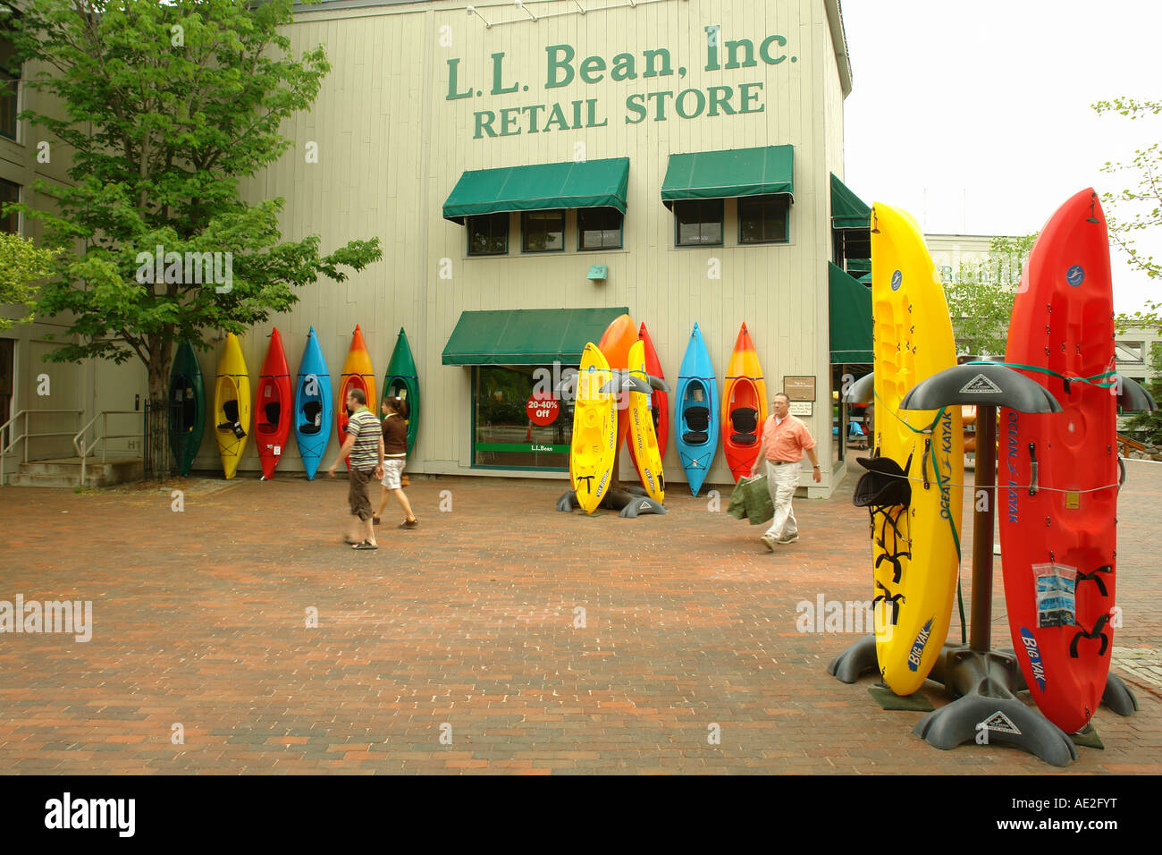 AJD59200, Freeport, ME, Maine, LL Bean Inc. Retail Store Stockfoto
