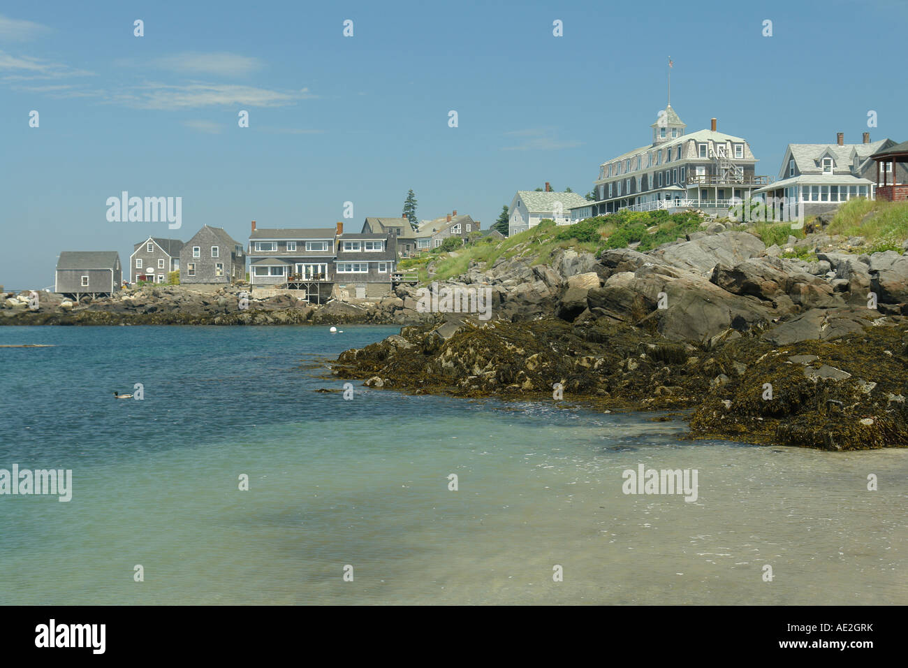 AJD59262, Monhegan Island, ME, Maine Stockfoto