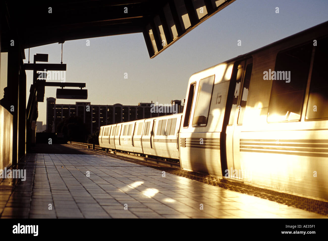 Oakland, Kalifornien Fruitvale, Fruitvale BART-station Stockfoto