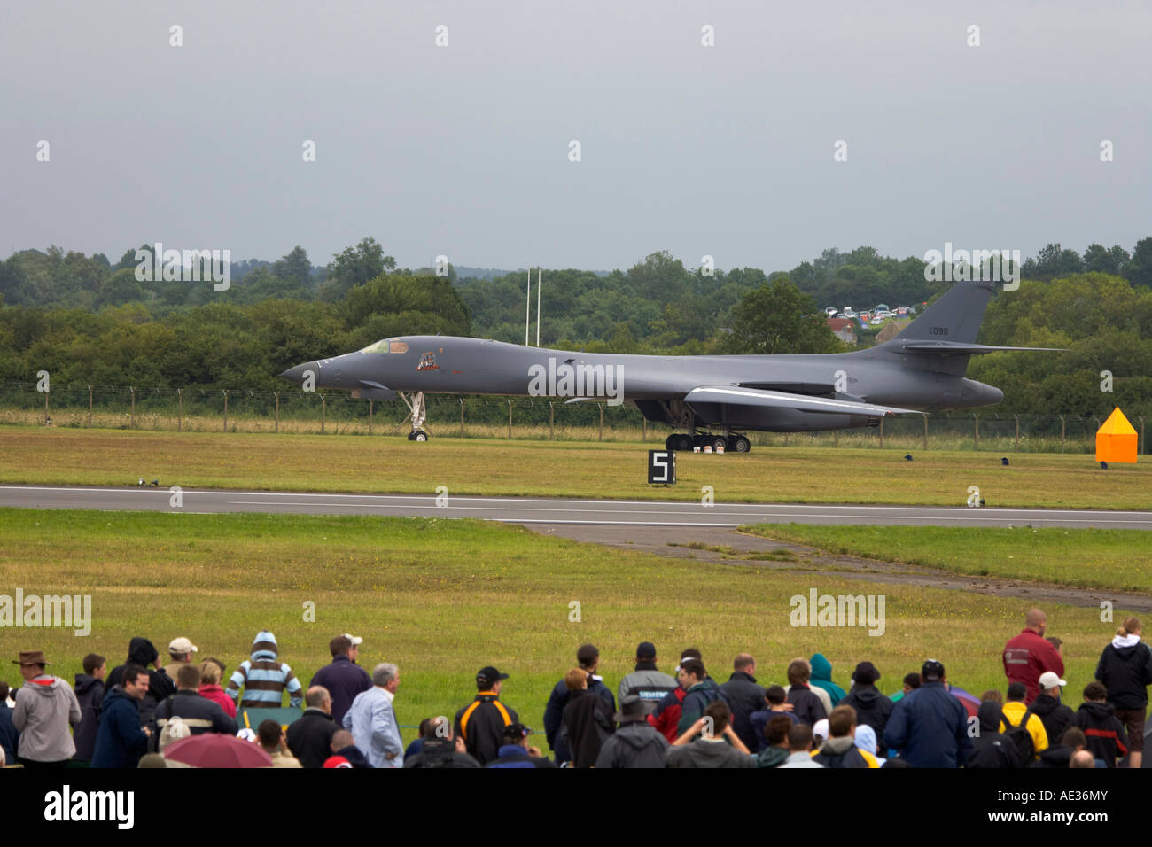 RAF Fairford Royal Air Force RIAT Royal International Air tattoo 2007 Airshow Air Show USA Air Force Rockwell B-1 b Lancer Stockfoto