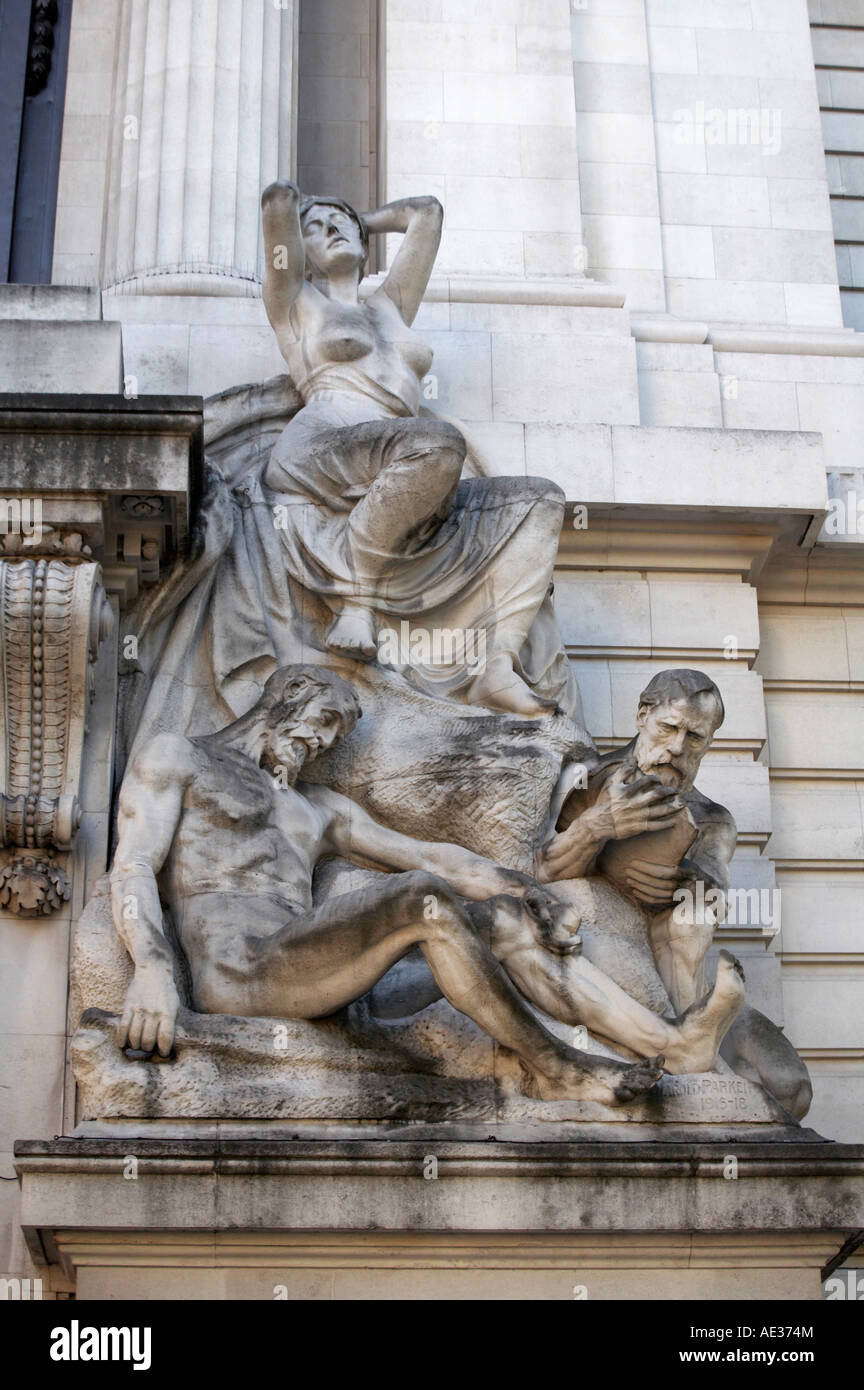 Harold Parker Statue an Australien House London England Stockfoto