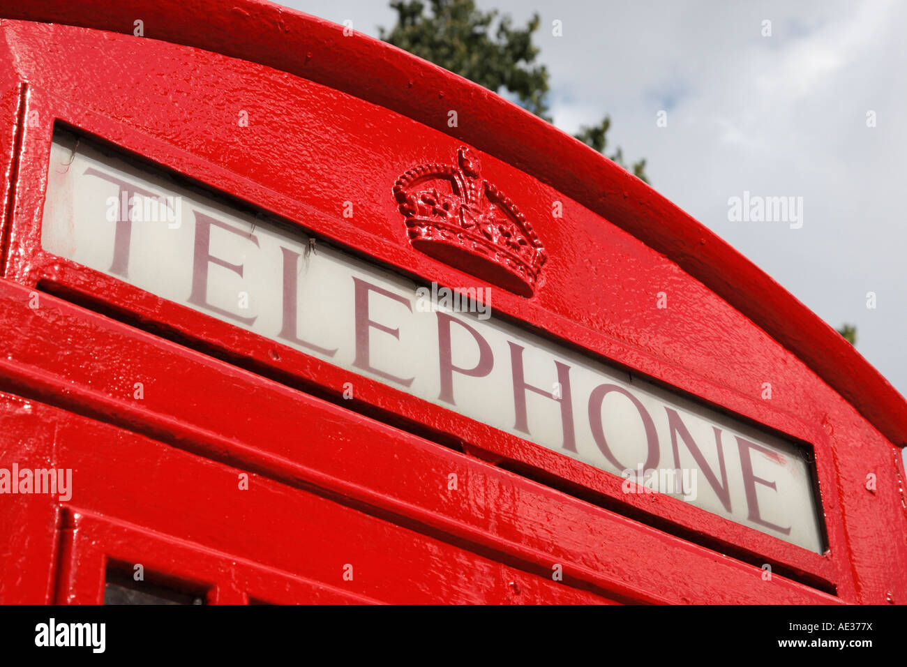 rotes Telefon box Victoria Platz Birmingham West Midlands England uk Stockfoto