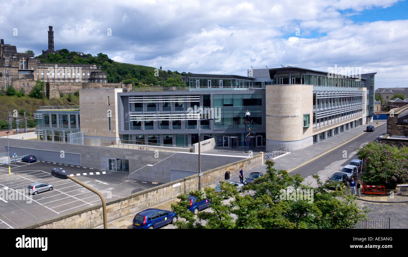 Waverley House in Edinburgh, Schottland - Website von Edinburgh Stadtrat neue Büros Stockfoto