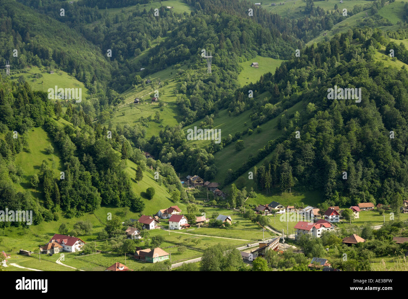 Transsilvanischen Alpen, in der Nähe von Fundata, Siebenbürgen, Rumänien Stockfoto