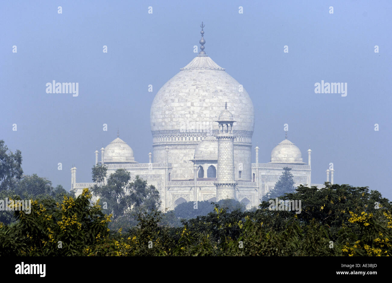 Taj Mahal von Oberoi Stockfoto