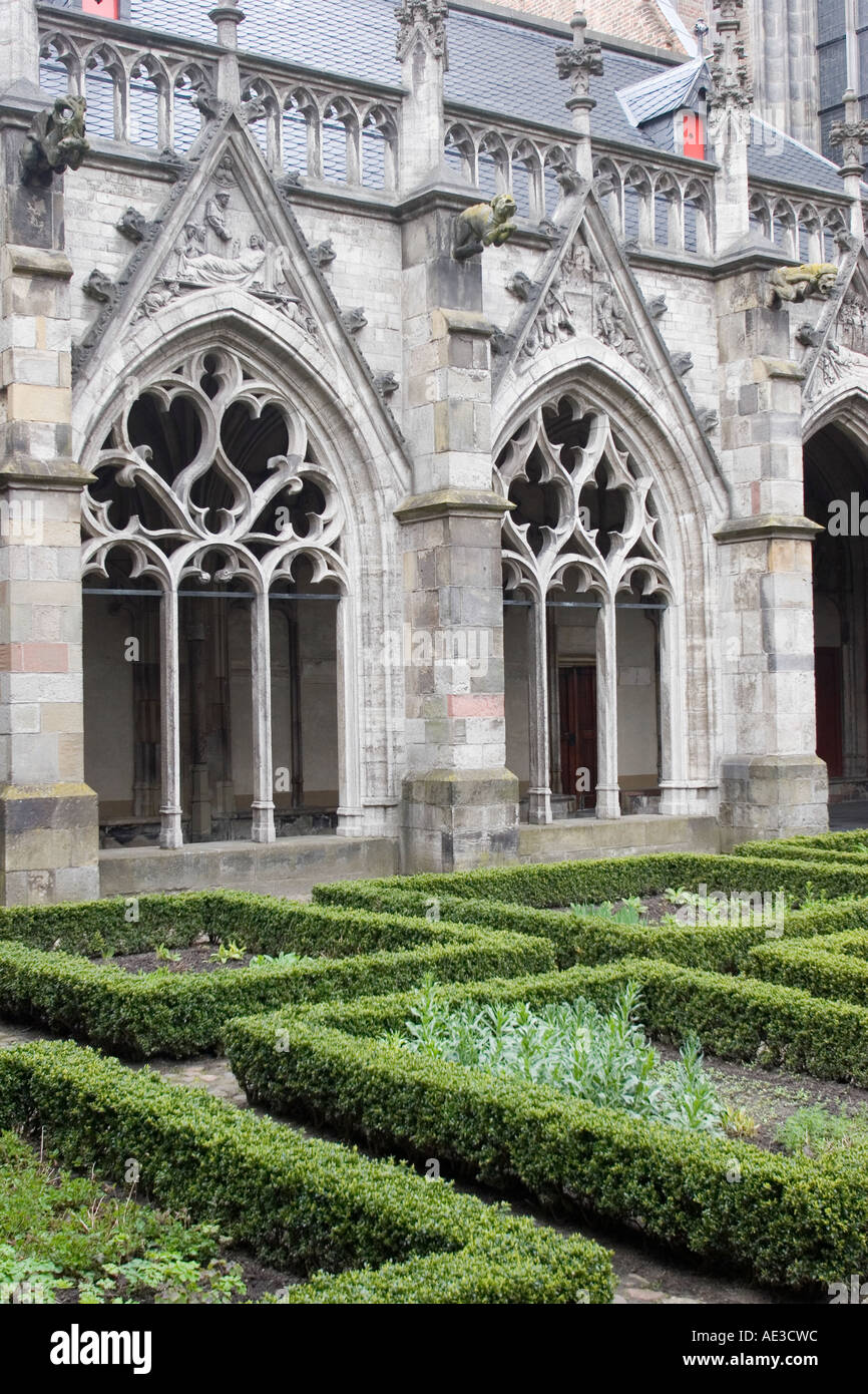 Kathedrale Kreuzgang Utrecht Niederlande Stockfoto