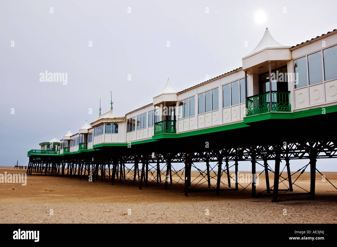 Die Pier in Lytham St Annes, in der Nähe von Blackpool Stockfoto