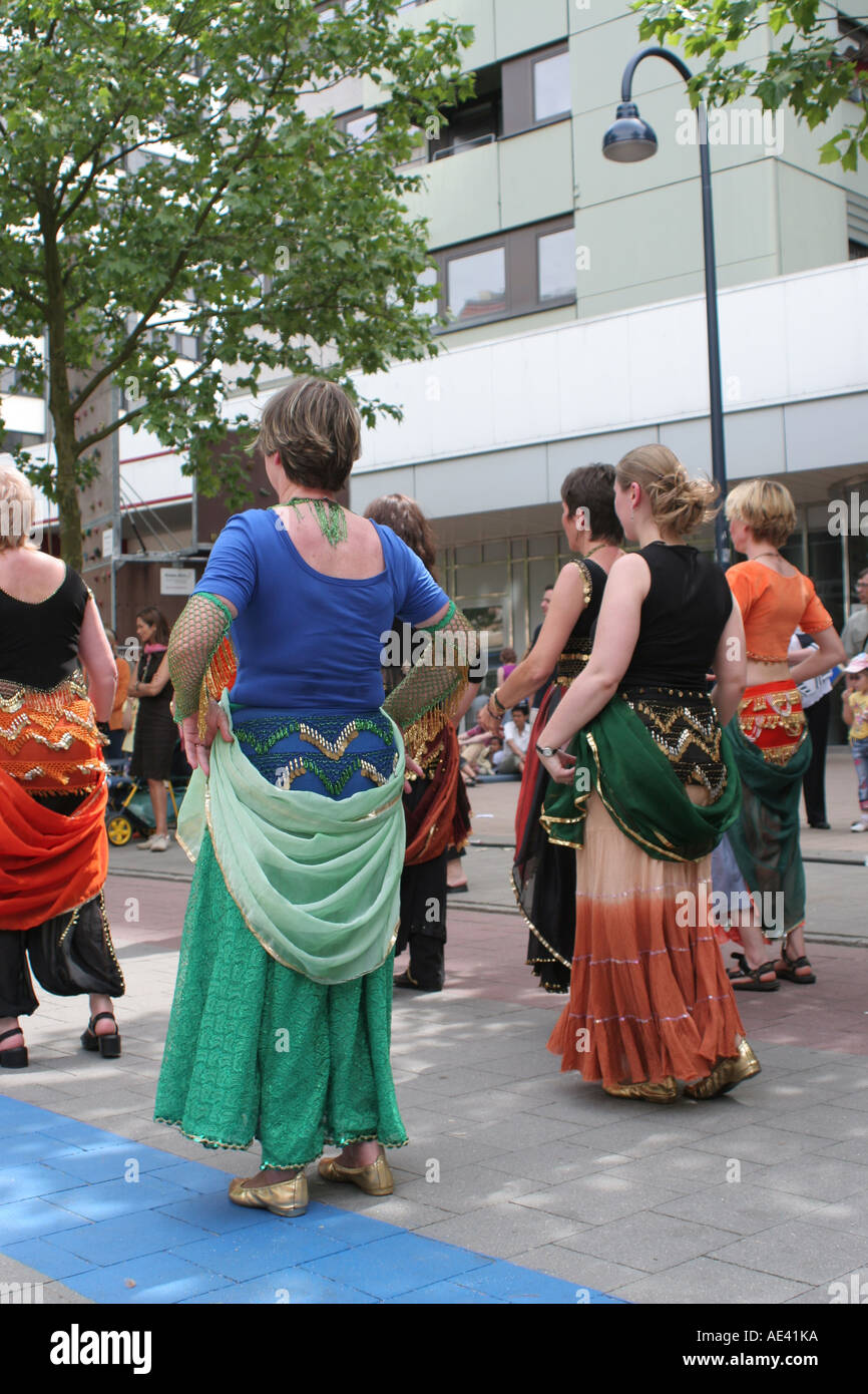 Hamburger Festival kulturelle Altonale. Belly Dance Stockfoto