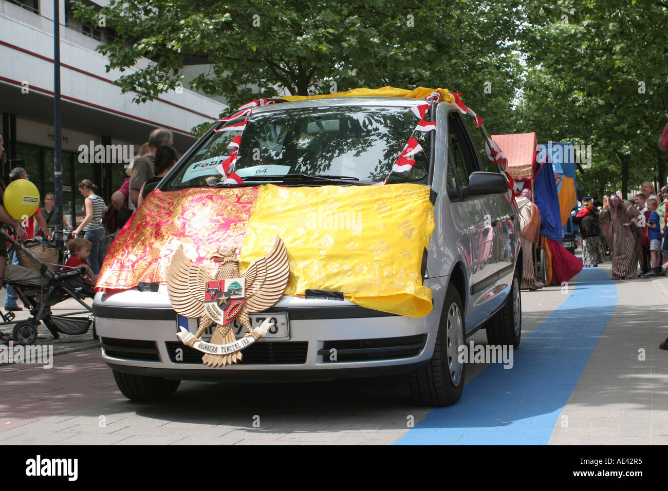 Hamburger Festival kulturelle Altonale. Indonesien Stockfoto