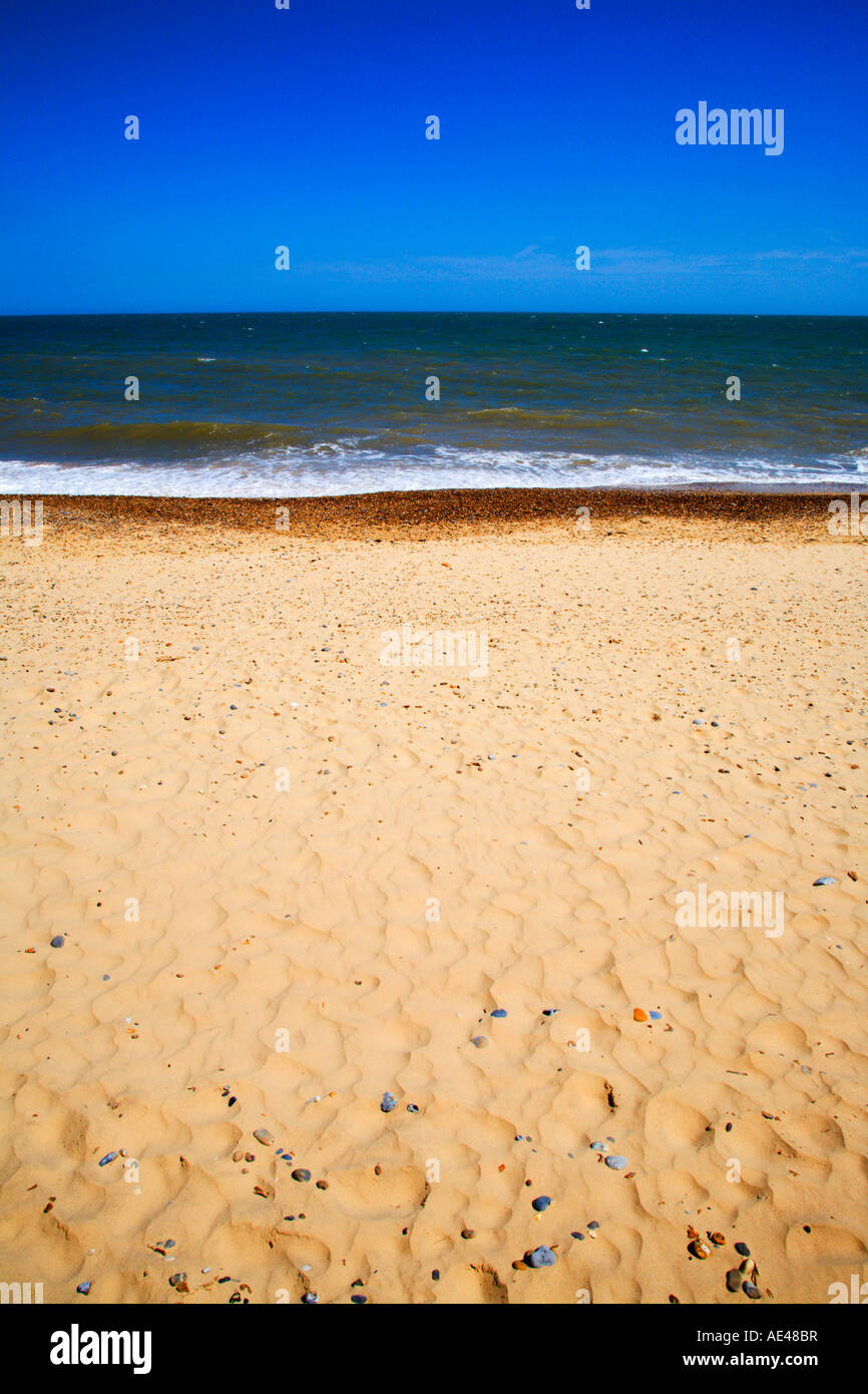 Meer und Himmel Southwold Suffolk England Stockfoto