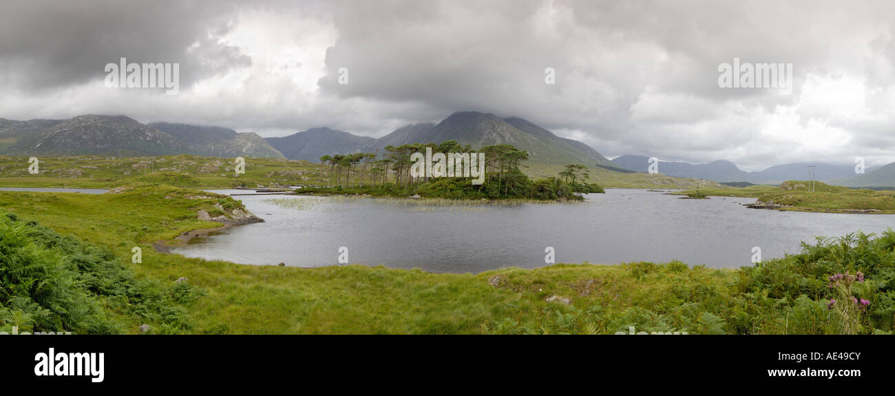 Derryclare Lough, Connemara, County Galway, Connnacht, Republik von Irland, Europa Stockfoto