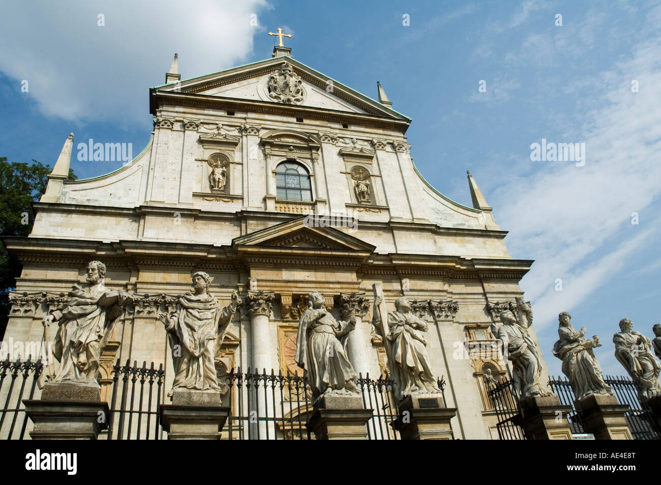 St. Peter und St. Paul Kirche, Grodzka-Straße, Krakow (Krakau), UNESCO World Heritage Site, Polen Stockfoto