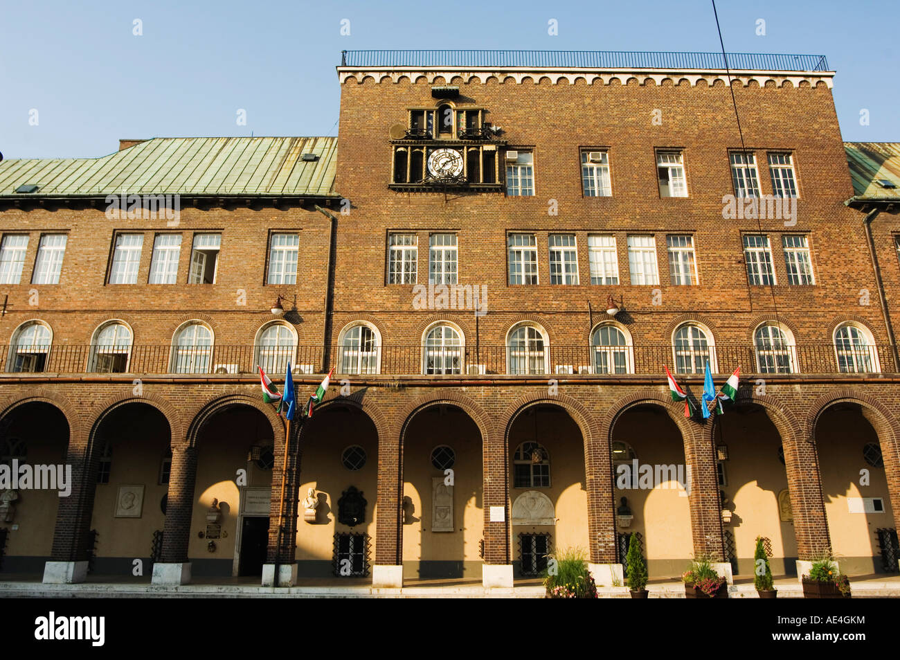 Domplatz und Spieluhr, Szeged, Ungarn, Europa Stockfoto