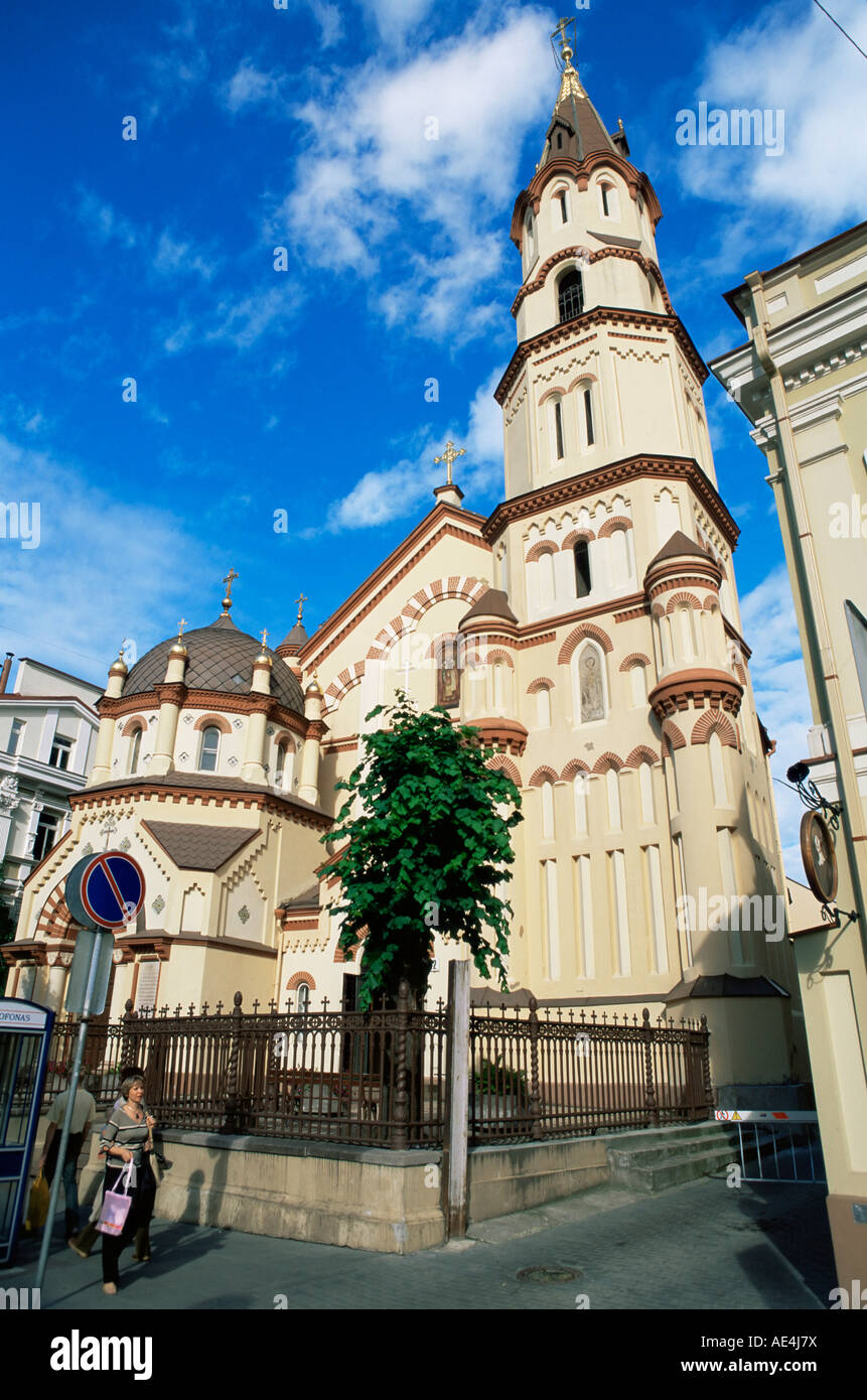 Kirche, Vilnius, Litauen, Baltikum, Europa Stockfoto