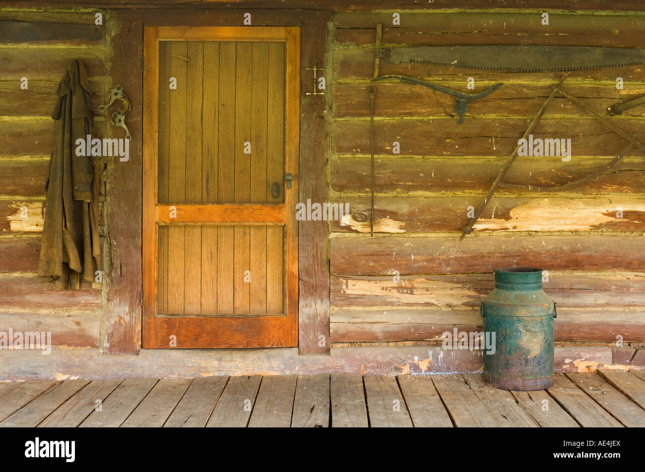 Tür, historische Tom Groggin Station, Kosciuszko-Nationalpark, New South Wales, Australien, Pazifik Stockfoto