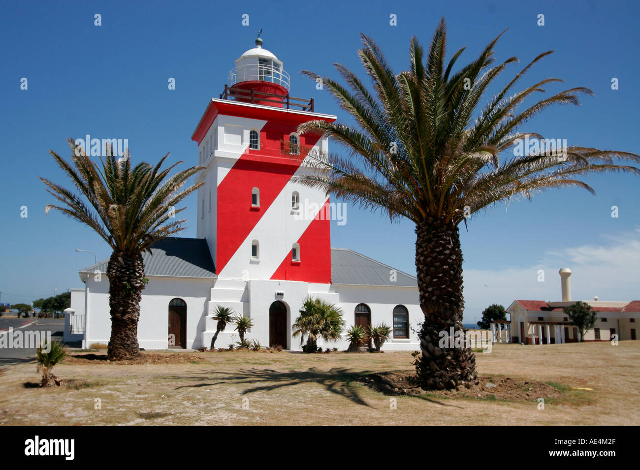 Südafrika-Kapstadt-Meer-Point-Leuchtturm Stockfoto