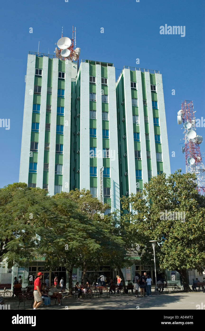 Hotel Santa Clara Libre, Parque Vidal Stockfoto