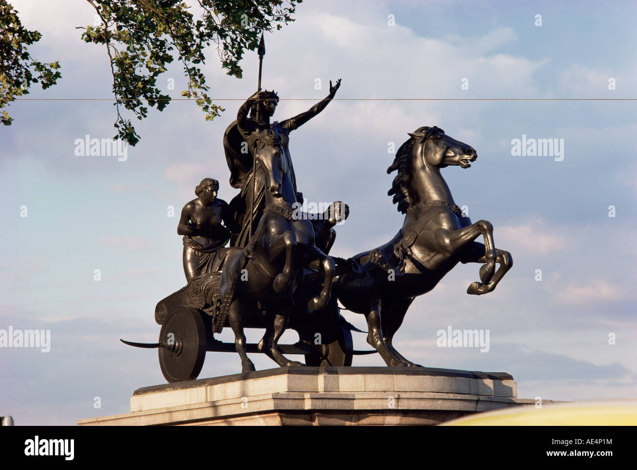 Statue von Boadicea, Westminster, London, England, Vereinigtes Königreich, Europa Stockfoto