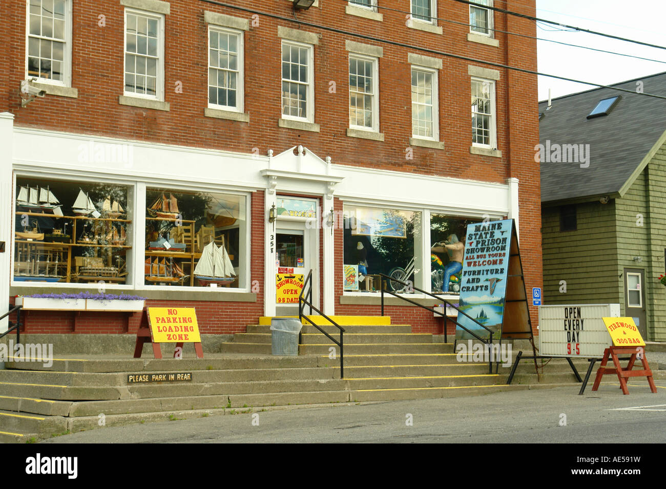 AJD59589, Thomaston, ME, Maine, Innenstadt, Maine State Prison Showroom