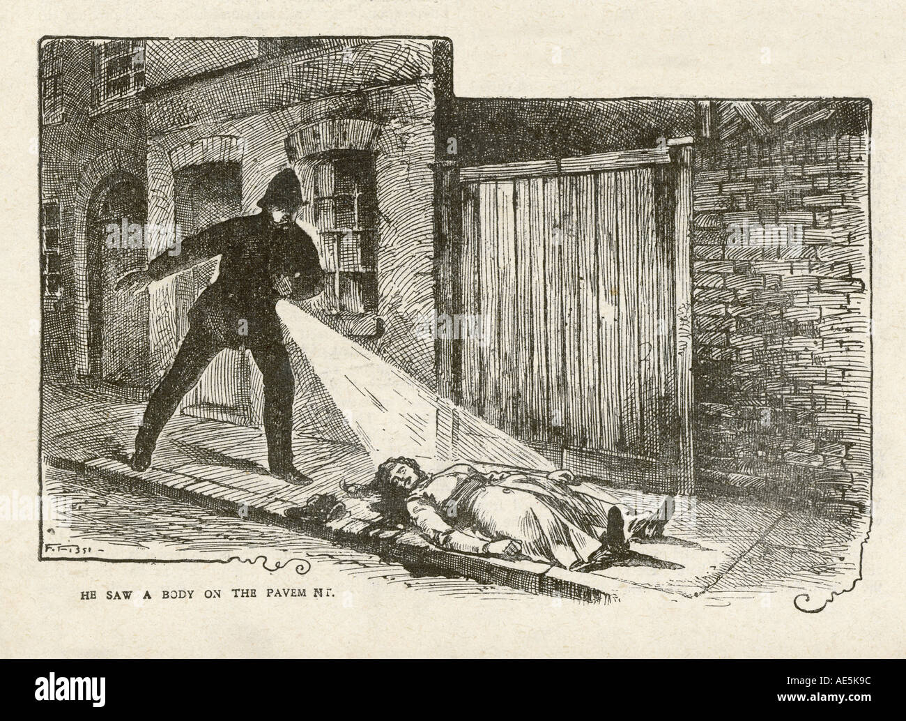 Jack the Ripper Opfer Mary Ann Nichols Stockfoto